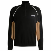 ボス BOSS　ロゴ刺繍 カラーブロック 長袖 ハージップ セーター 50519377　2024年モデル