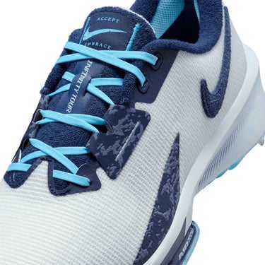 ナイキ NIKE　エア ズーム インフィニティ ツアー ネクスト％ NRG U24 メンズ ゴルフシューズ FN6849 100　2024年モデル ホワイト/ブルー/ネイビー 詳細7