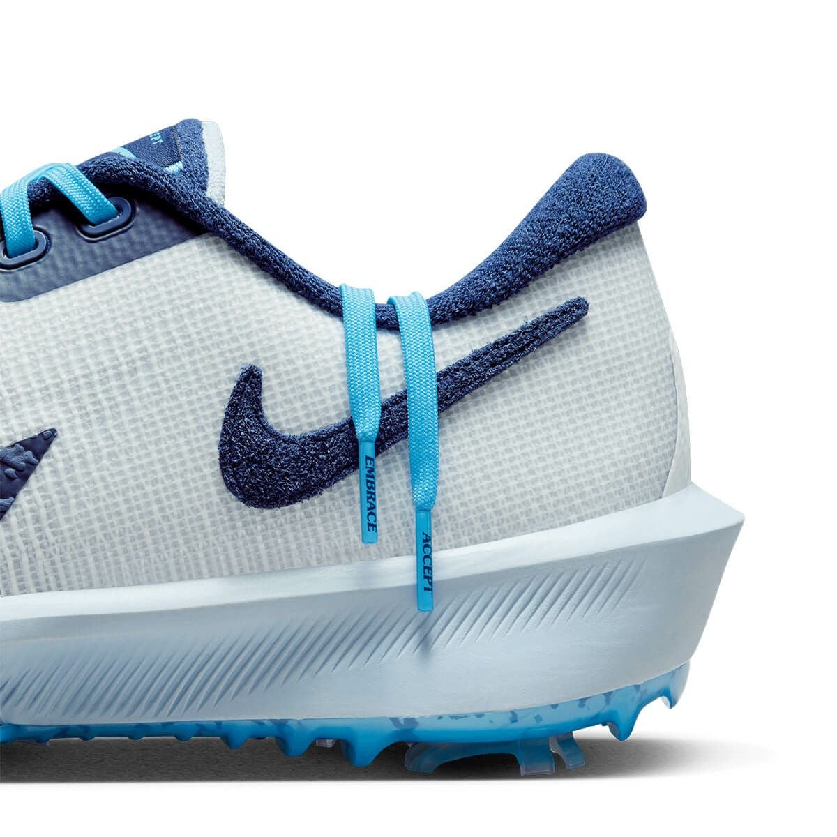 ナイキ NIKE　エア ズーム インフィニティ ツアー ネクスト％ NRG U24 メンズ ゴルフシューズ FN6849 100　2024年モデル ホワイト/ブルー/ネイビー 詳細10