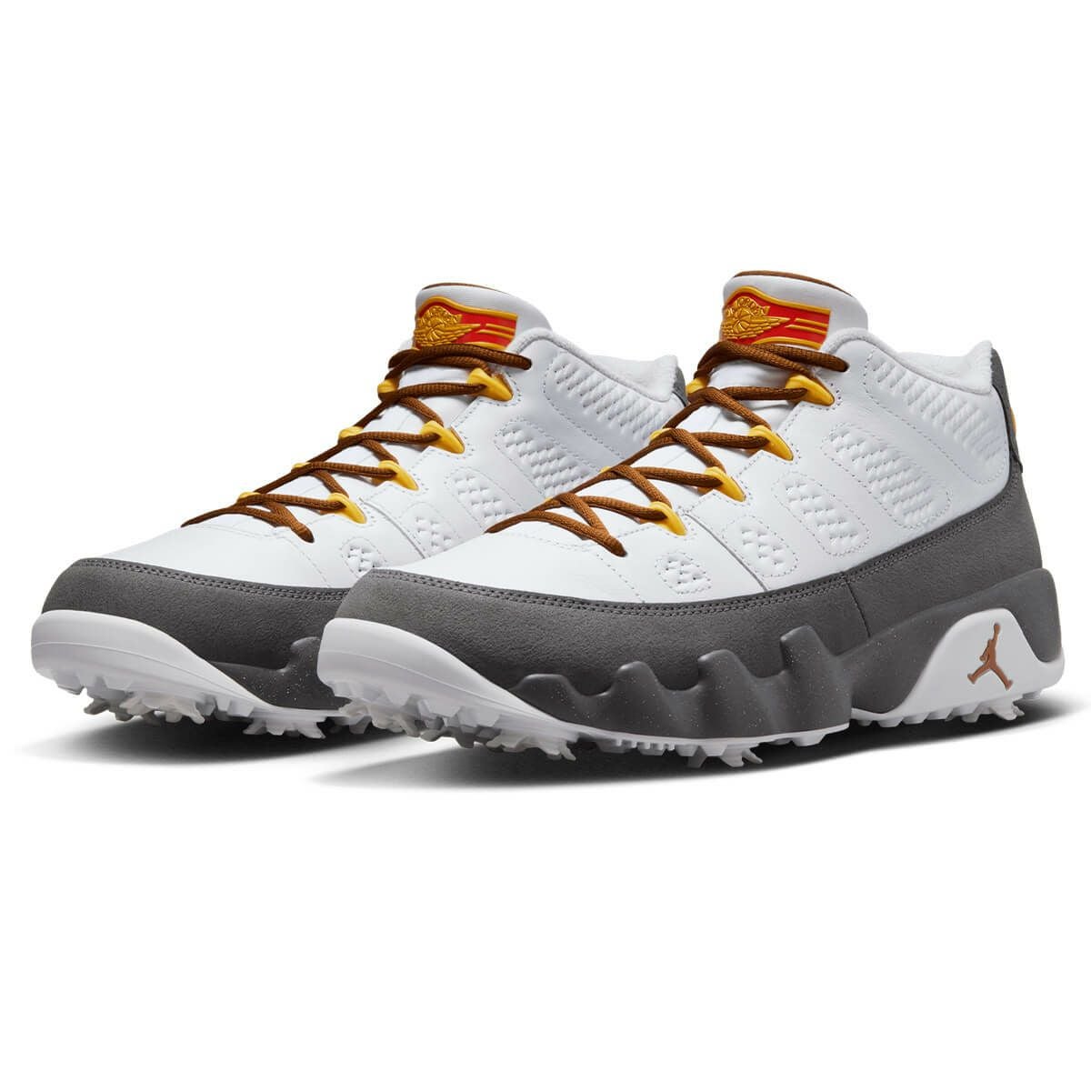 Air Jordan 9 G NRG エアジョーダン　ゴルフシューズ FN6931 100 ホワイト/グレー/ゴールド 詳細1