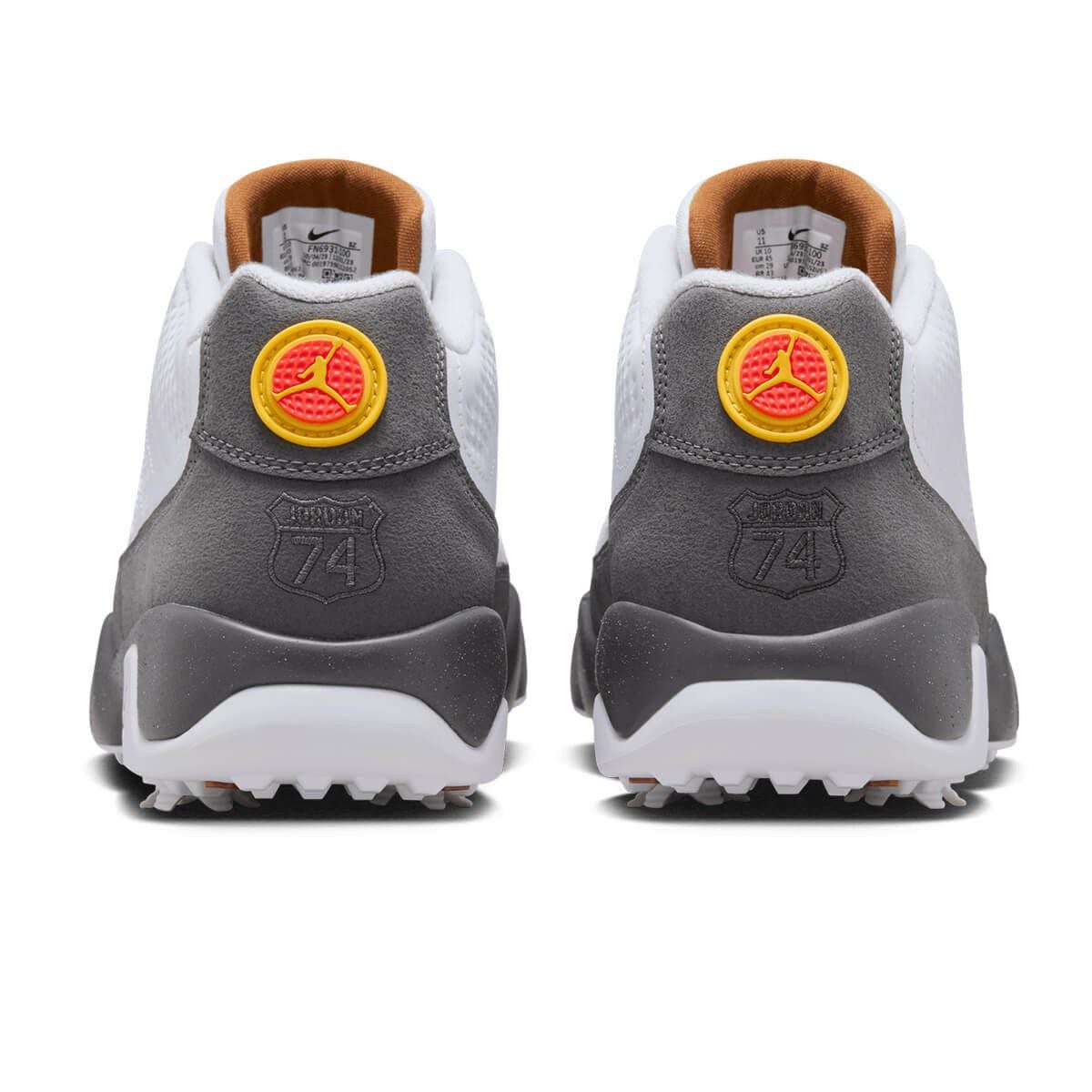 Air Jordan 9 G NRG エアジョーダン　ゴルフシューズ FN6931 100 ホワイト/グレー/ゴールド 詳細6