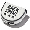 バックスピンゴルフ BACK SPIN! GOLF　マレットタイプ パターカバー BSBD01H511 WH ホワイト　2024年モデル ホワイト（WH）