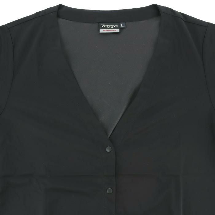 カッパ Kappa　レディース ロゴプリント ストレッチ 長袖 防風 ライナー KG462UT61 詳細4