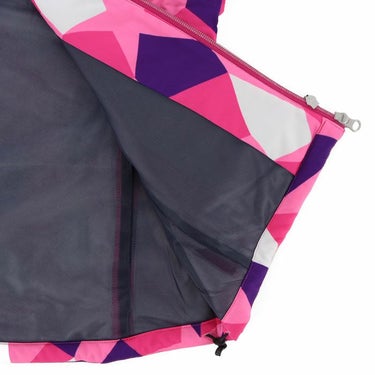 カッパ Kappa　レディース 撥水 総柄プリント 長袖 中綿入り フルジップ ブルゾン KG562OT81 詳細5