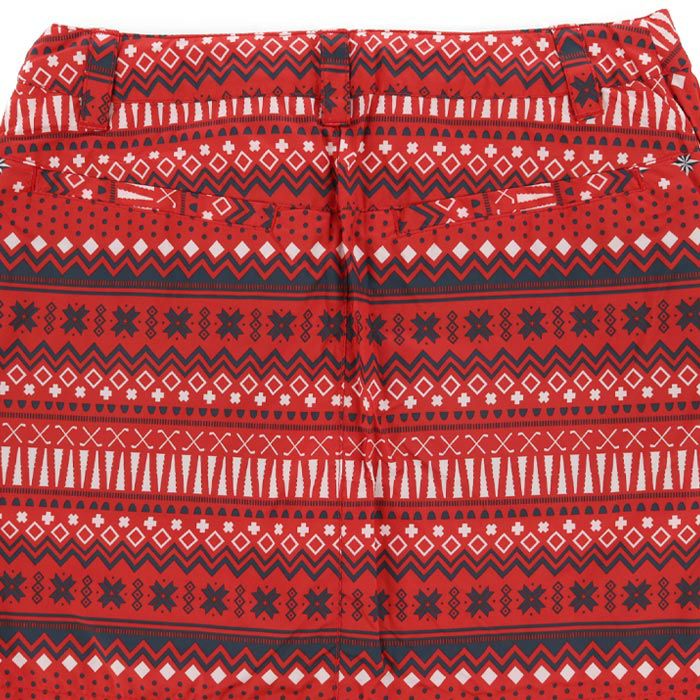 カッパ Kappa　レディース 撥水 ロゴ刺繍 ノルディック柄 中綿入り リバーシブル スカート KG862SK71 詳細5