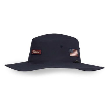 タイトリスト Titleist　メンズ スターズ＆ストライプス チャールストン オージーハット TH24CHAUS SS462 ネイビー×バーガンディー　2024年モデル 詳細4