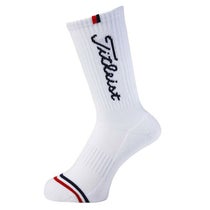 タイトリスト Titleist　メンズ レギュラー丈ソックス TSMS1697 WT ホワイト