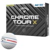 キャロウェイ　クロム ツアーX 360°トリプルトラック 2024年モデル　ゴルフボール　1ダース（12球入り）  ホワイト 360-TRIPLE-TRACK（ホワイト）