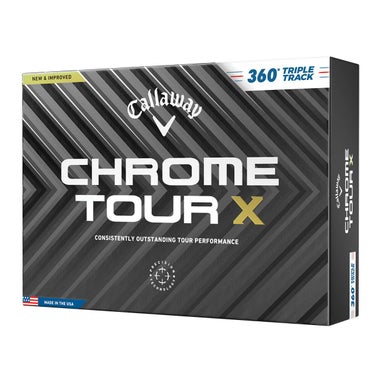 キャロウェイ　クロム ツアーX 360°トリプルトラック 2024年モデル　ゴルフボール　1ダース（12球入り）  ホワイト 詳細1