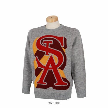 セントアンドリュース St ANDREWS　メンズ ロゴグラフィック 長袖 クルーネック セーター 042-1170251 詳細1