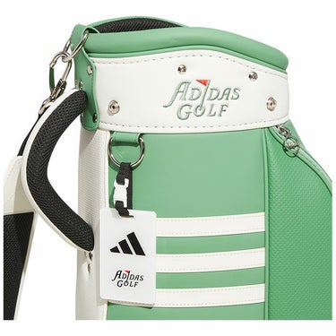 アディダス adidas　レディース 軽量 クラシック スリーストライプス キャディバッグ IKL16 IT3196 プリラブドグリーン　2024年モデル 詳細3