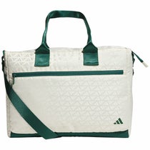 アディダス adidas　シューズケース付き モノグラム柄 トートバッグ JTY30 IS6556 オフホワイト/カレッジグリーン　2024年モデル