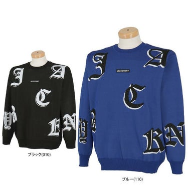 ジャックバニー Jack Bunny!!　メンズ レタードデザイン 長袖 クルーネック セーター 262-4270931　2024年モデル 詳細1