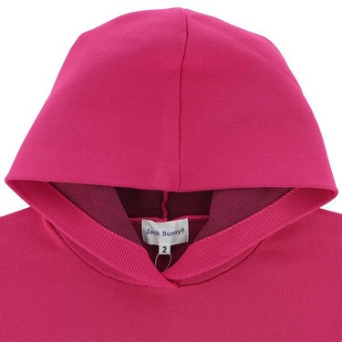 ジャックバニー Jack Bunny!!　レディース ロゴジャカード 長袖 ドロップショルダー ニット フーディー 263-4272934　2024年モデル 詳細3