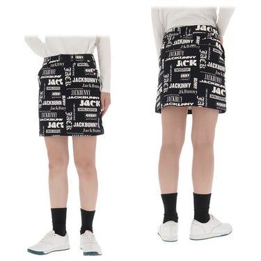 ジャックバニー Jack Bunny!!　レディース ロゴデザイン 総柄 ストレッチ インナーパンツ一体型 スカート 263-4234914　2024年モデル 詳細2