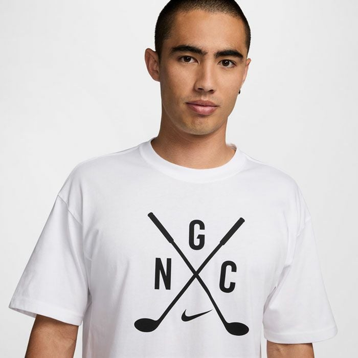 ナイキ NIKE メンズ マックス90 ゴルフ ロゴプリント 半袖 Tシャツ