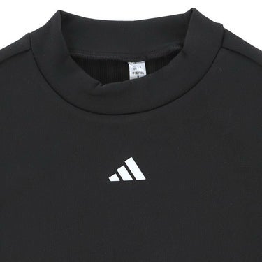 アディダス adidas　レディース ULTIMATE365 ロゴデザイン ストレッチ 半袖 モックネックシャツ JTC19　2024年モデル 詳細3