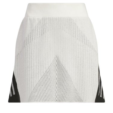 アディダス adidas　レディース ULTIMATE365 アーカイブグラフィック インナーパンツ一体型 ニット スカート JSB88　2024年モデル ホワイト（IM7185）