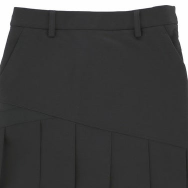 アディダス adidas　レディース ULTIMATE365 撥水 ロゴ刺繍 アシンメトリープリーツ インナーパンツ一体型 スカート JSB90　2024年モデル 詳細3