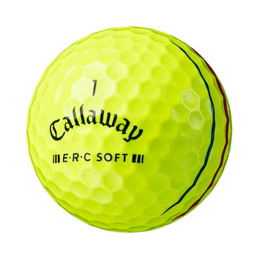 キャロウェイ　ERC SOFT 2023年モデル　ゴルフボール　3ダースセット （12球入り×3箱） トリプル・トラック イエロー 詳細2