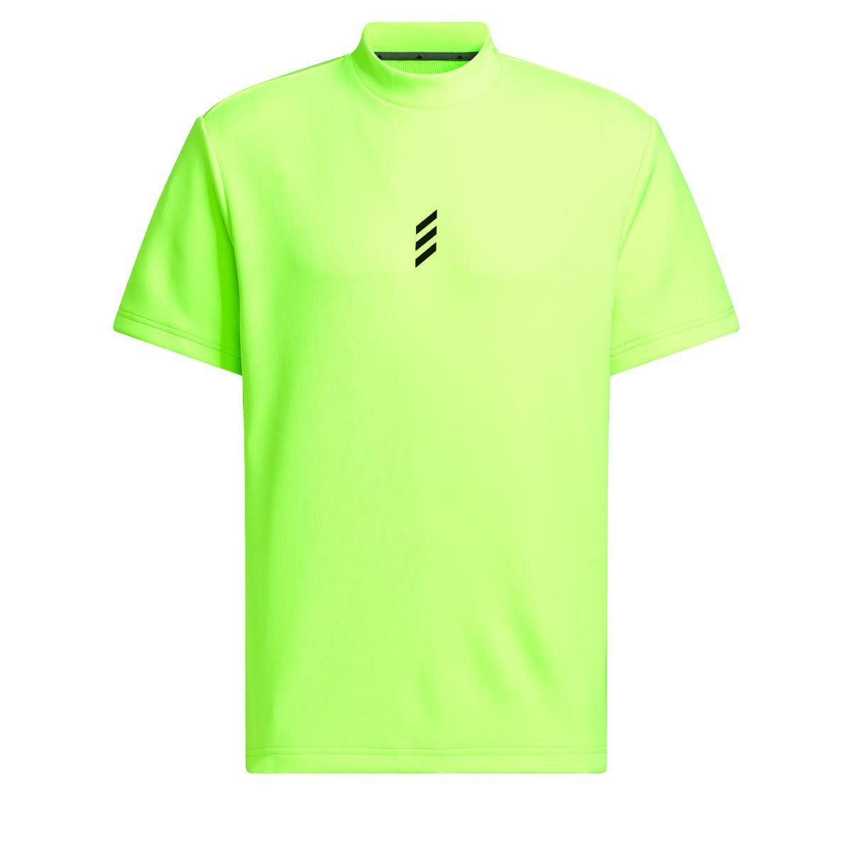 アディダス adidas メンズ ロゴプリント ストレッチ 半袖 モックネック