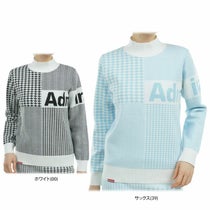 アドミラル Admiral レディース ロゴジャガード パターンミックス 長袖 ボトルネック セーター ADLA470 2024年モデル