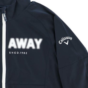 キャロウェイ Callaway　メンズ ロゴプリント メッシュ裏地 スターストレッチ 収納袋付き 長袖 フルジップ ブルゾン C24215100　2024年モデル 詳細4