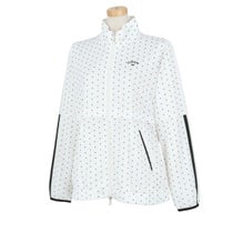 キャロウェイ Callaway　レディース スクエアドット柄 スターストレッチ メッシュ裏地 長袖 フルジップ ブルゾン C24215200　2024年モデル