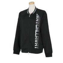 キャロウェイ Callaway　レディース ドットロゴプリント ダンボールスウェット 長袖 フルジップ ブルゾン C24217201　2024年モデル