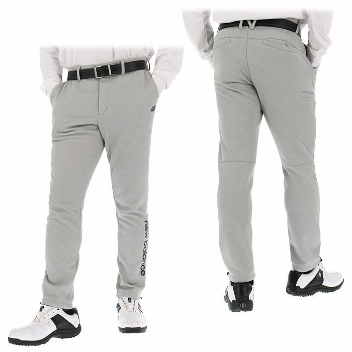ニューバランスゴルフ　メンズ SPORT ロゴプリント 裏フリース ストレッチ テーパード ジョガーパンツ 012-4236005　2024年モデル 詳細2