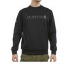アドミラル Admiral　メンズ ダンボールスウェット ランパントロゴ 長袖 クルーネック プルオーバー ADMA470　2024年モデル ブラック（10）