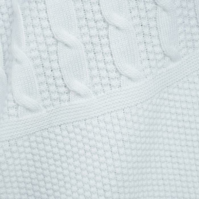 アドミラル Admiral　メンズ 軽量 ケーブル編み 編地切替 Vネック ベスト ADMA471　2024年モデル 詳細5