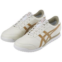 アシックス asics　ゲルプレショット クラシック 4 スパイクレス ゴルフシューズ 1113A054 200 バーチ/ピュアゴールド　2024年モデル
