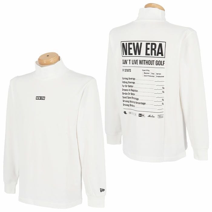 ニューエラ NEW ERA　メンズ スタッツ グラフィックデザイン ストレッチ 長袖 ハイカラー パフォーマンス Tシャツ　2024年モデル 詳細2