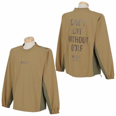 ニューエラ NEW ERA　メンズ 撥水 ロゴプリント ストレッチ 長袖 クルーネック プルオーバー ジャケット　2024年モデル 詳細5