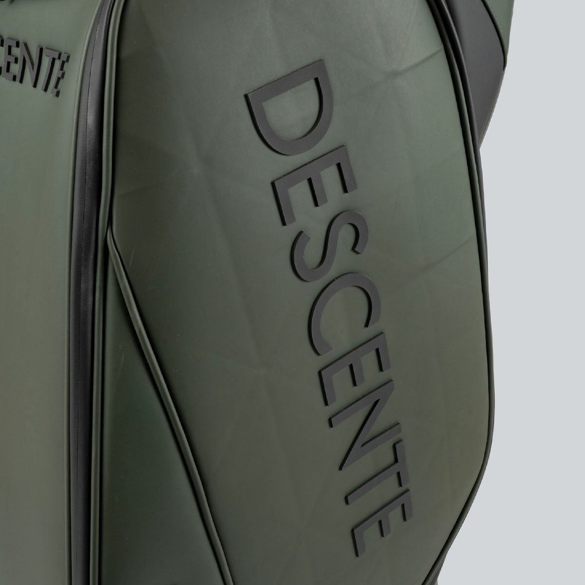 デサントゴルフ DESCENTE GOLF　WIMPLEデザイン ロゴデザイン キャディバッグ DQBXJJ01 GR00 グリーン　2024年モデル　詳細5