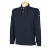 タイトリスト Titleist　メンズ モノグラムジャカード 小柄 UVケア ストレッチ 長袖 ボタンダウン ポロシャツ TLPMT308J　2024年モデル ネイビー（66）
