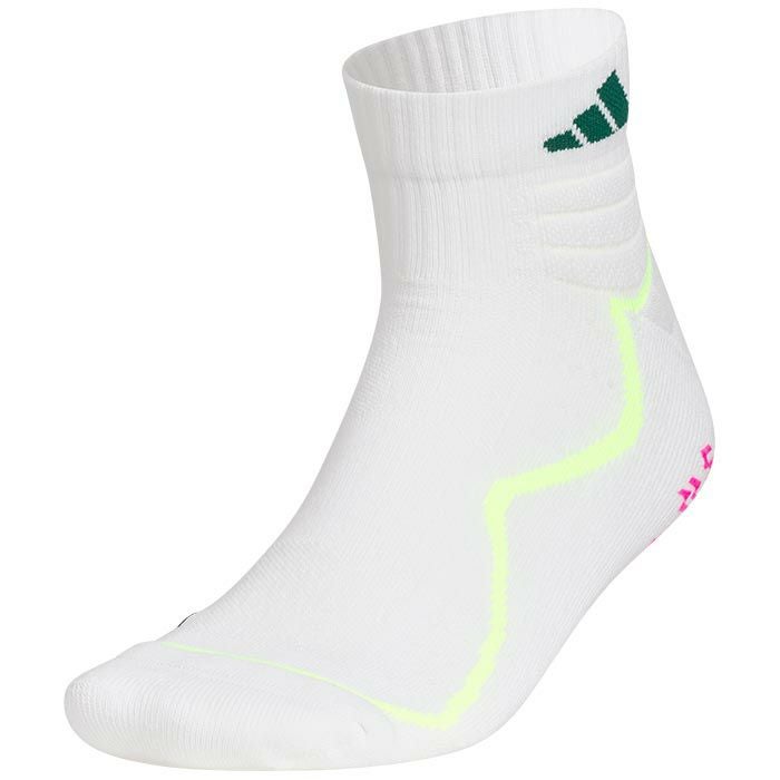 アディダス adidas　メンズ コードカオス アンクルソックス JTY39 IM6394 ホワイト　2024年モデル ホワイト（IM6394）