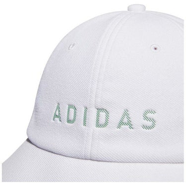 アディダス adidas　レディース リニアロゴ ワイドブリム キャップ JTC24 IS4855 ホワイト　2024年モデル 詳細2