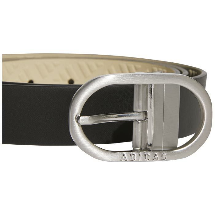 アディダス adidas　レディース メタルバックル リバーシブル ベルト JTC34 IS6286 ブラック/ヘンプ　2024年モデル 詳細1