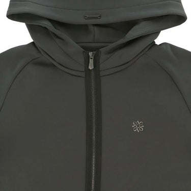 セントアンドリュース St ANDREWS　メンズ ロゴ刺繍 裏フリース ストレッチ 長袖 フルジップ フーディー 042-4262051　2024年モデル 詳細3