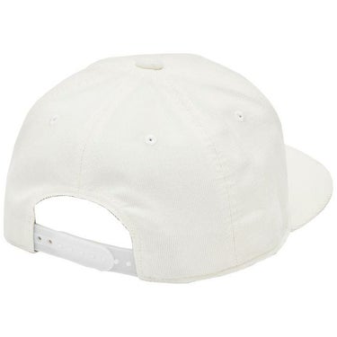 キャロウェイ Callaway　メンズ ロゴワッペン コーデュロイ フラットブリム キャップ C24291104 1030 ホワイト　2024年モデル 詳細1