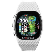 ショットナビ　Shot Navi INFINITY Touch インフィニティ タッチ　腕時計型GPSゴルフナビ　ホワイト