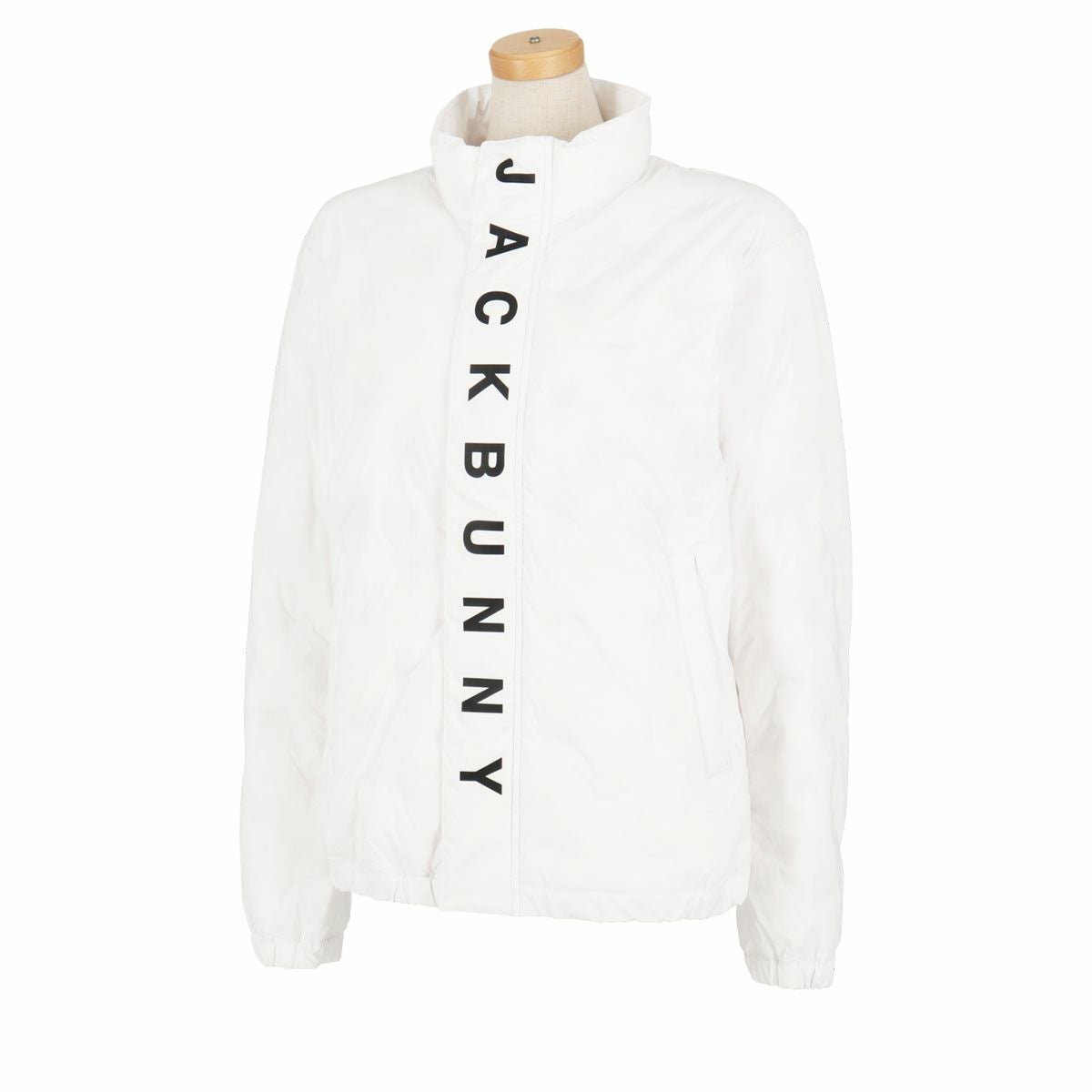 ジャックバニー Jack Bunny!!　レディース ロゴプリント ストレッチ 中綿入り 長袖 フルジップ ブルゾン 263-4220002　2024年モデル 詳細3