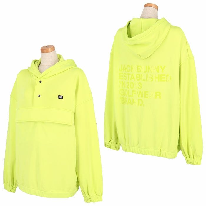 ジャックバニー Jack Bunny!!　レディース ロゴ刺繍 ソフトタッチダンボール 裏起毛 長袖 プルオーバー フーディー 263-4262042 詳細4