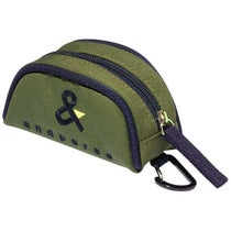 アンパスィ and per se　ロゴ刺繍 ボールポーチ AUF7134 65 カーキ　2024年モデル