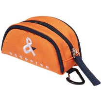 アンパスィ and per se　ロゴ刺繍 ボールポーチ AUF7134 75 オレンジ　2024年モデル