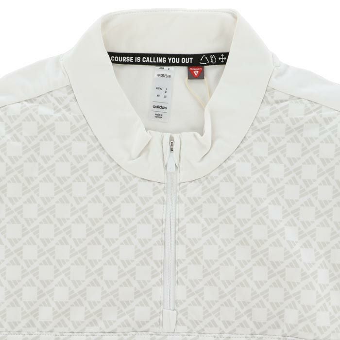 アディダス adidas　メンズ ULTIMATE365 保温 キルト コンビネーション 長袖 ハーフジップ モックネックシャツ JSB95　2024年モデル 詳細3