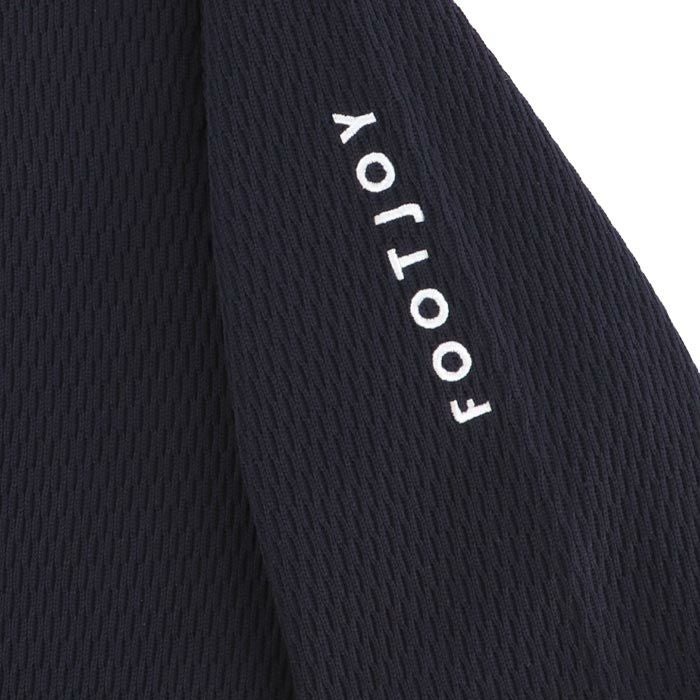フットジョイ FootJoy メンズ ロゴ刺繍 ハニカム柄 長袖 ニット プル