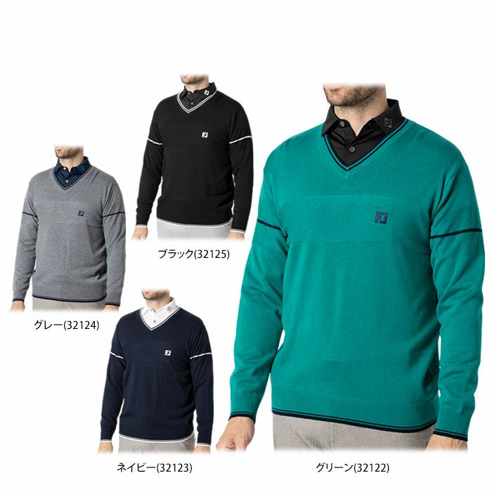 �t�b�g�W���C FootJoy�@�����Y ���S�h�J �Ғn�ؑ� ���� V�l�b�N �Z�[�^�[ FJ-F24-M11�@2024�N���f��